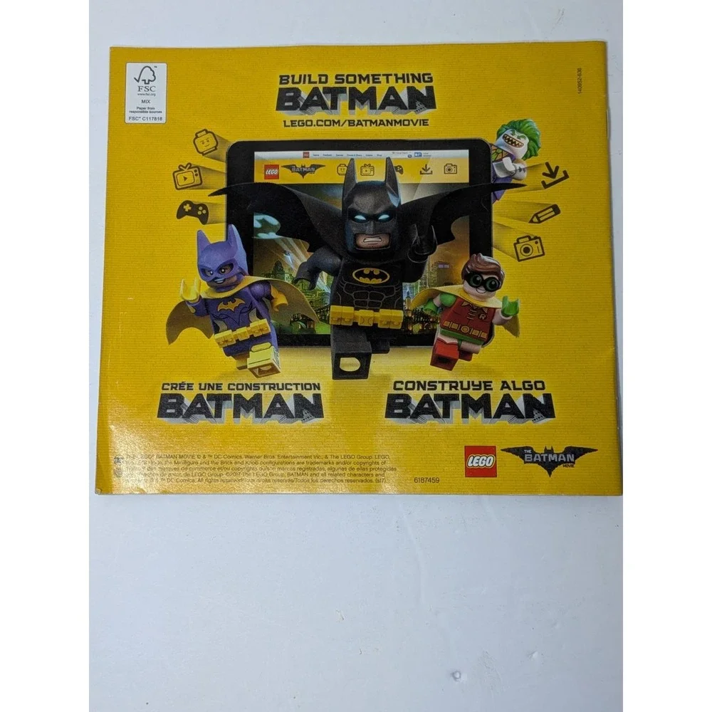 Lego Batman Movie 70907: Killer Croc Tail-Gator  Manual Only Number 2 Fast Ship